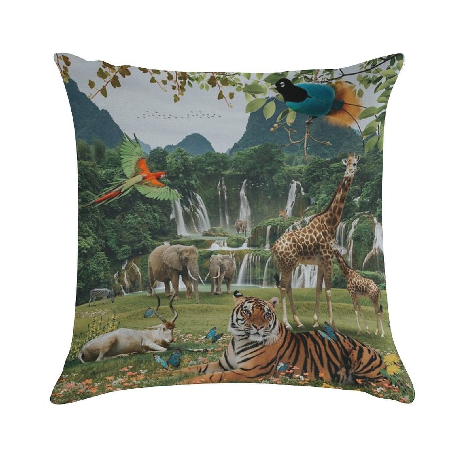 NEW WORLD Soft Easy Maintenance Throw Pillow
