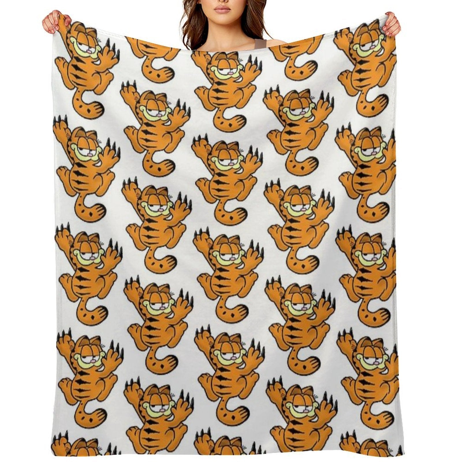 Cute Garfield Compact Throw Blanket