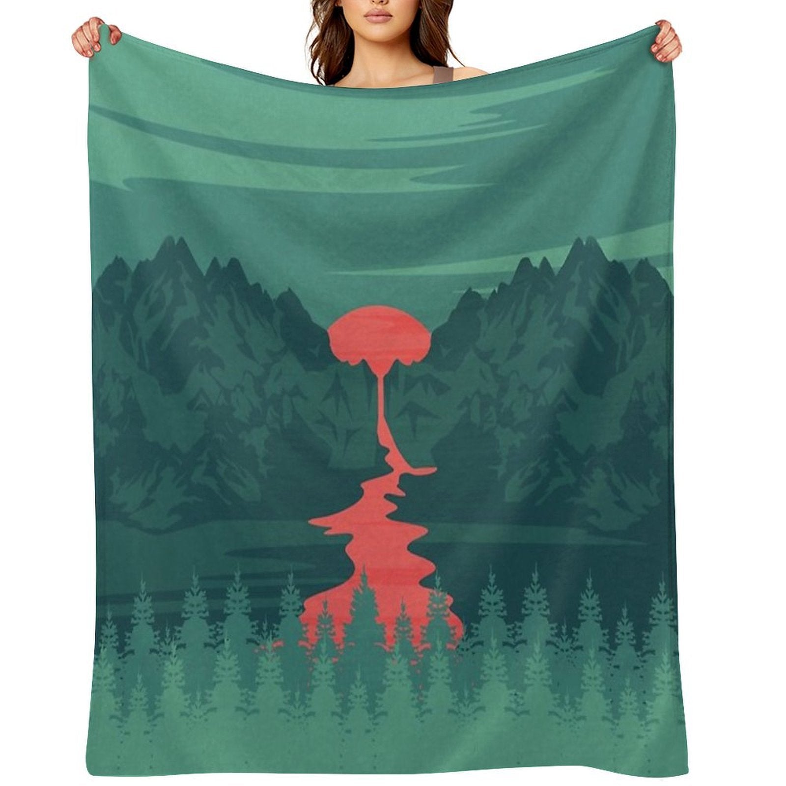 The Red River Durable Throw Blanket