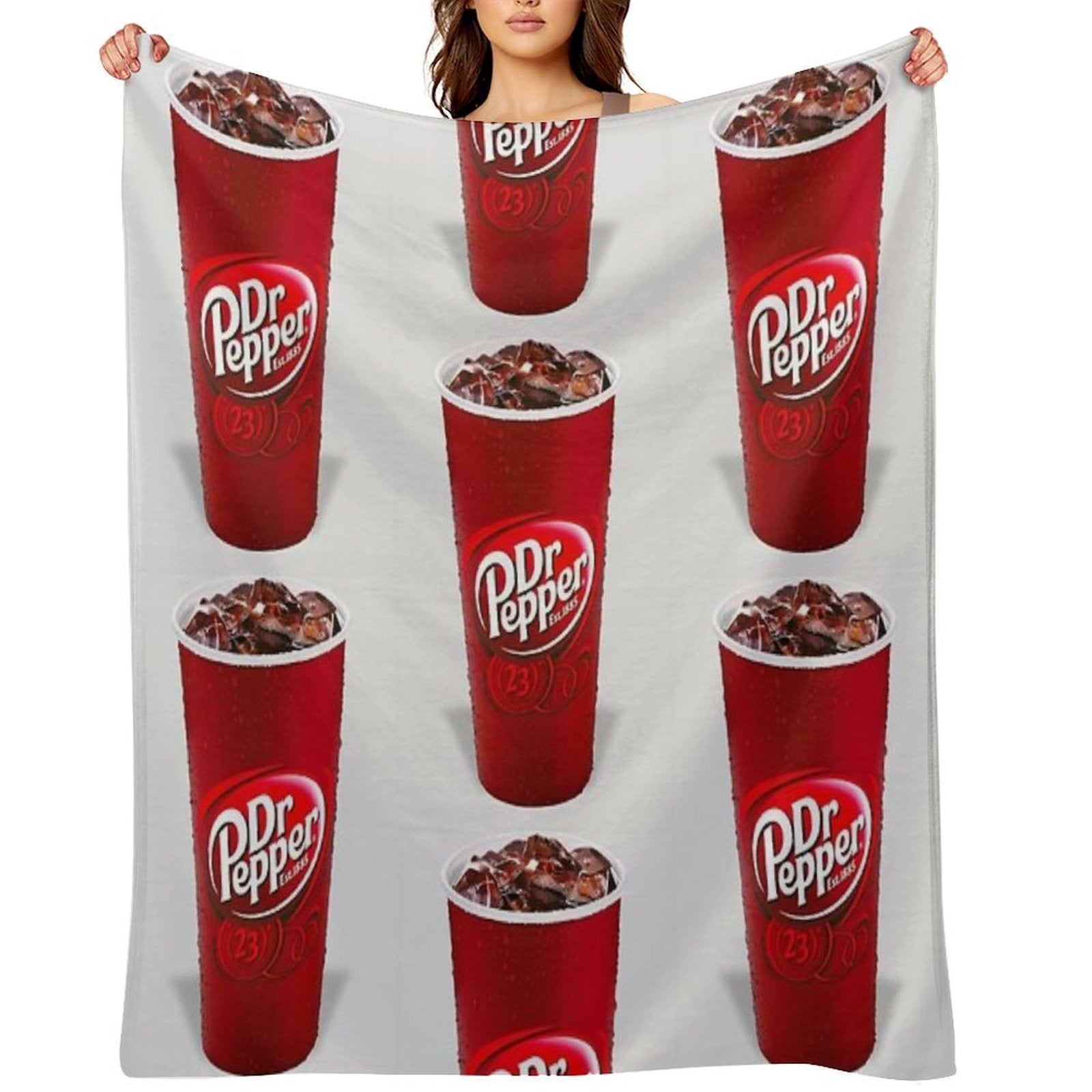 Dr Pepper Multi-functional Throw Blanket