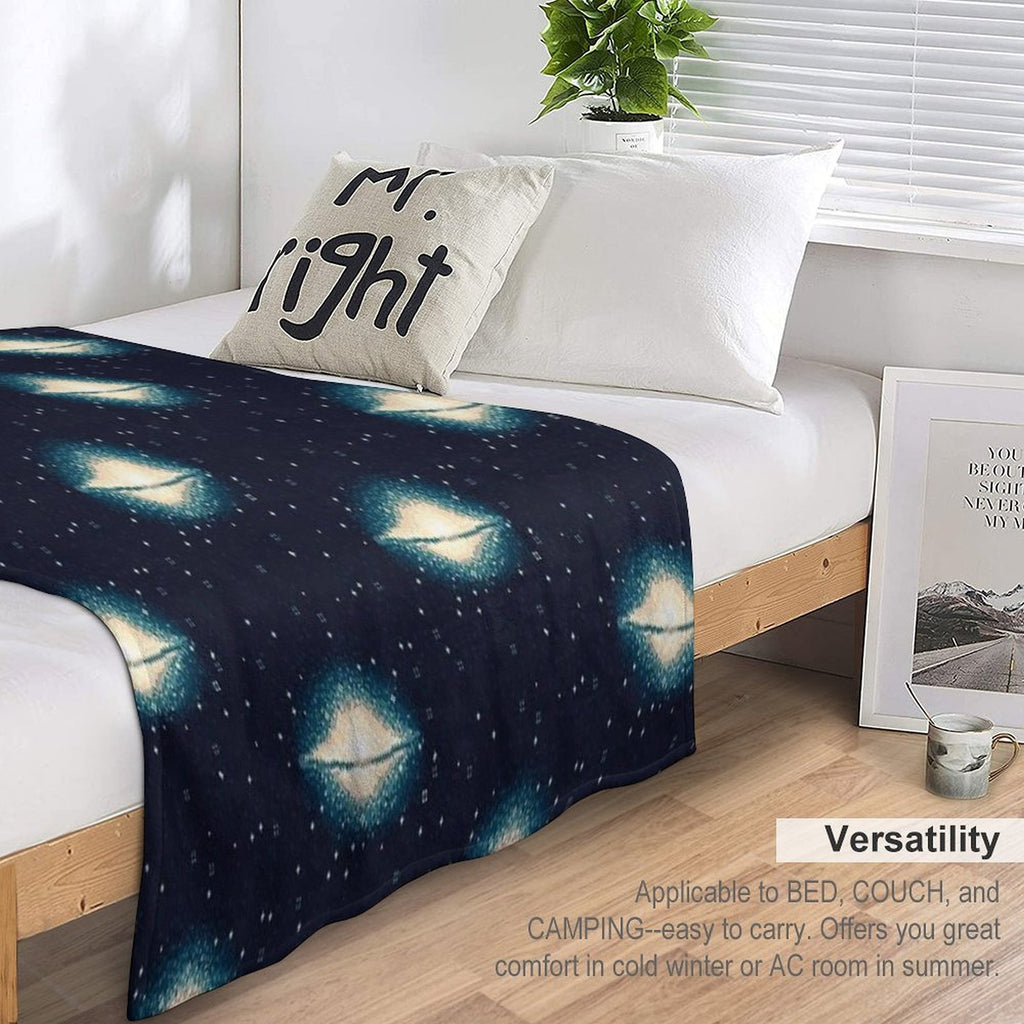 8bit Galaxy M104 Easy Care Throw Blanket
