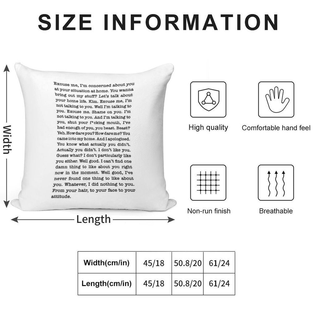 Kim Richards Vs Eileen Davidson RHOBH Soft Warmth Comfort Throw Pillow