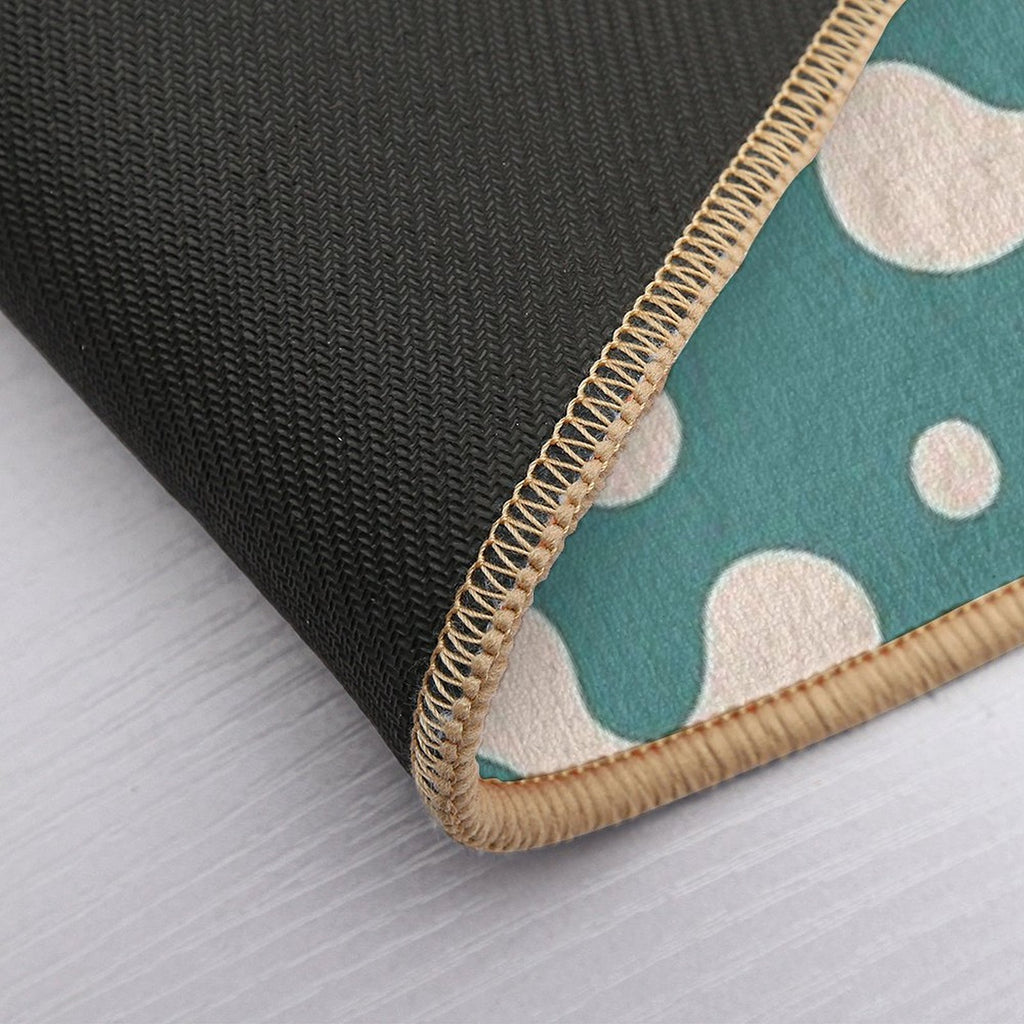 Pretty Mid Century Modern Floral Pattern 843  Versatile Bath Mat