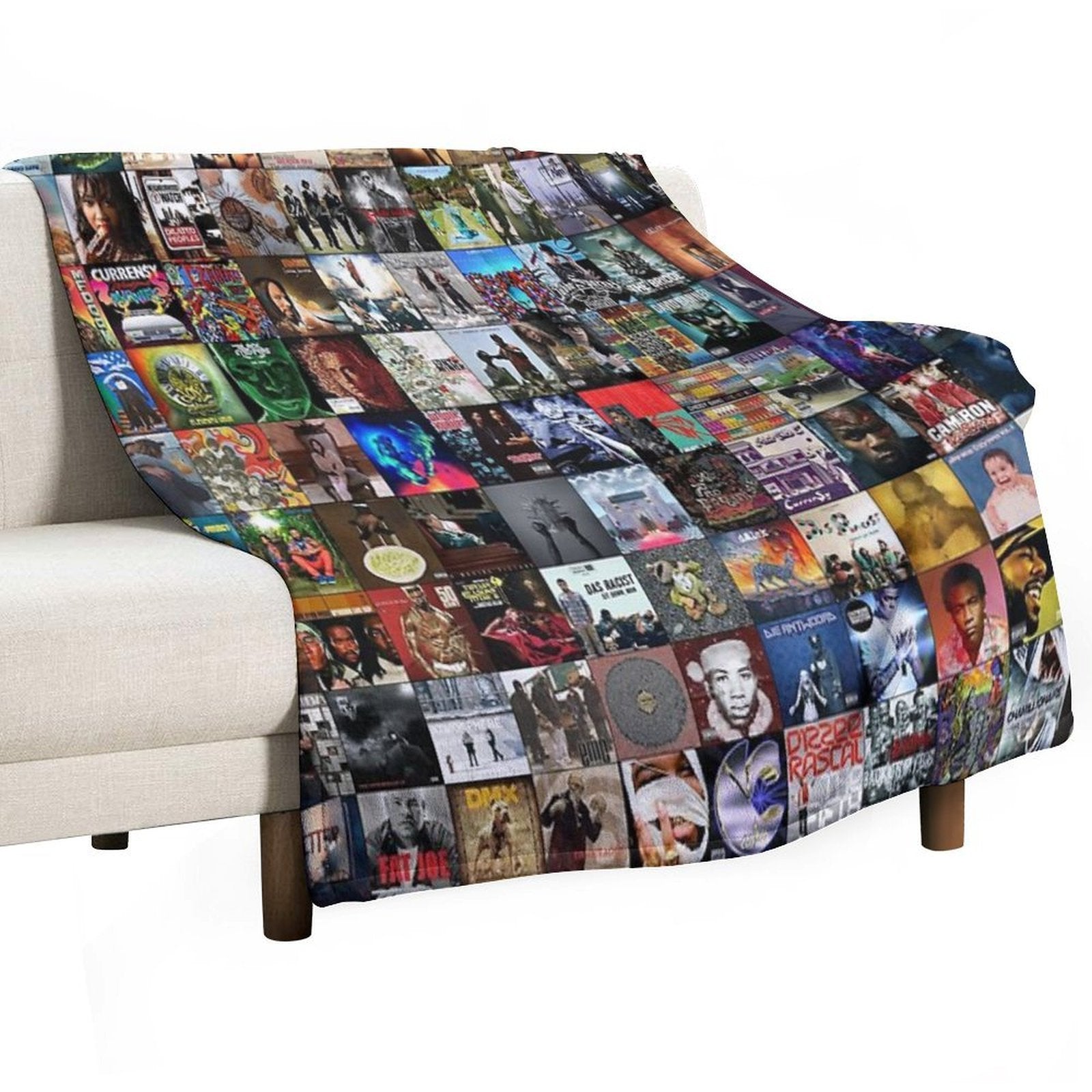 Rap Music Albums Multi-functional Throw Blanket