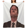 Dwight Schrute - Skin Mask Gift-ready Throw Blanket