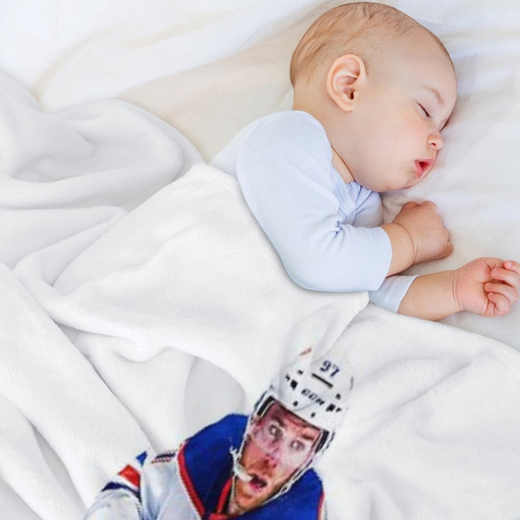 Connor McDavid Gift-ready Throw Blanket