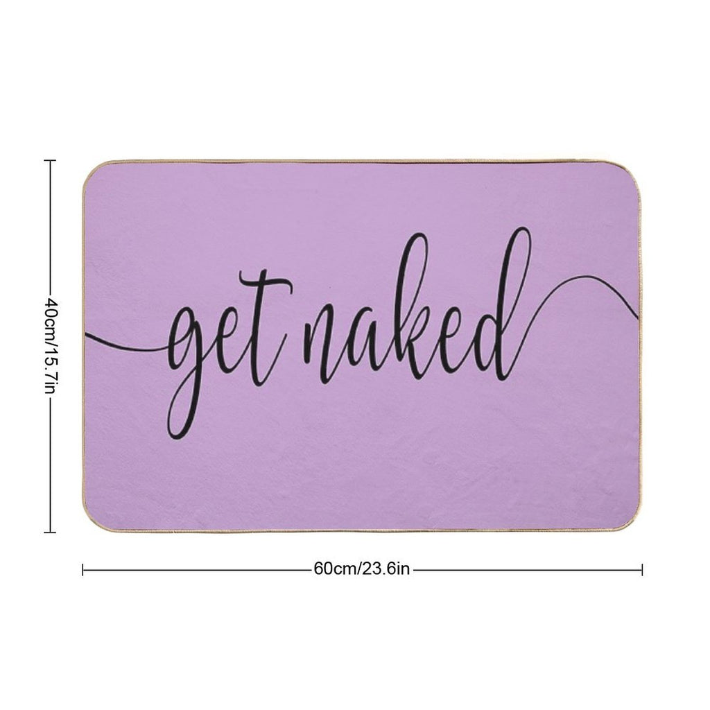 Get Naked Lilac  High-Traffic Bath Mat