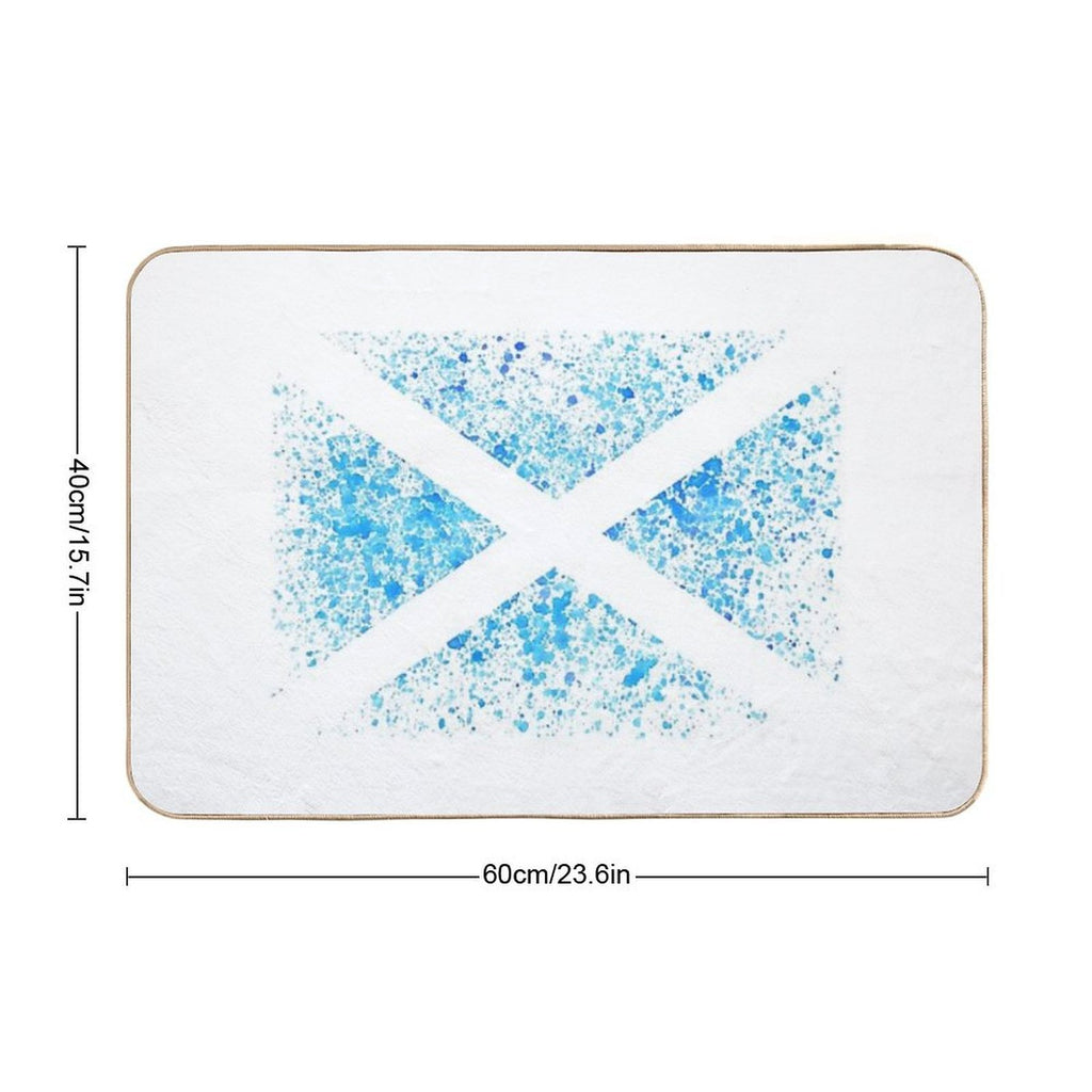 Scottish Saltire Flag - The Cross of St Andrew, Patron Saint of Scotland  Easy To Clean Bath Mat