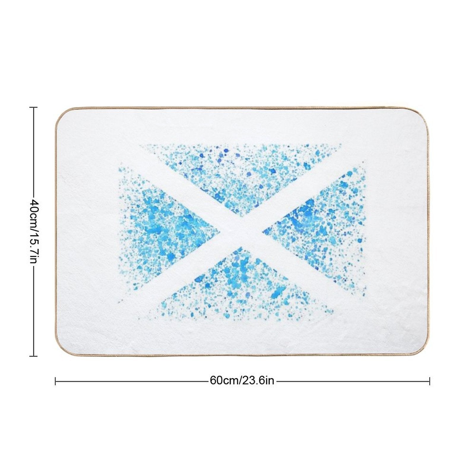 Scottish Saltire Flag - The Cross of St Andrew, Patron Saint of Scotland  Easy To Clean Bath Mat