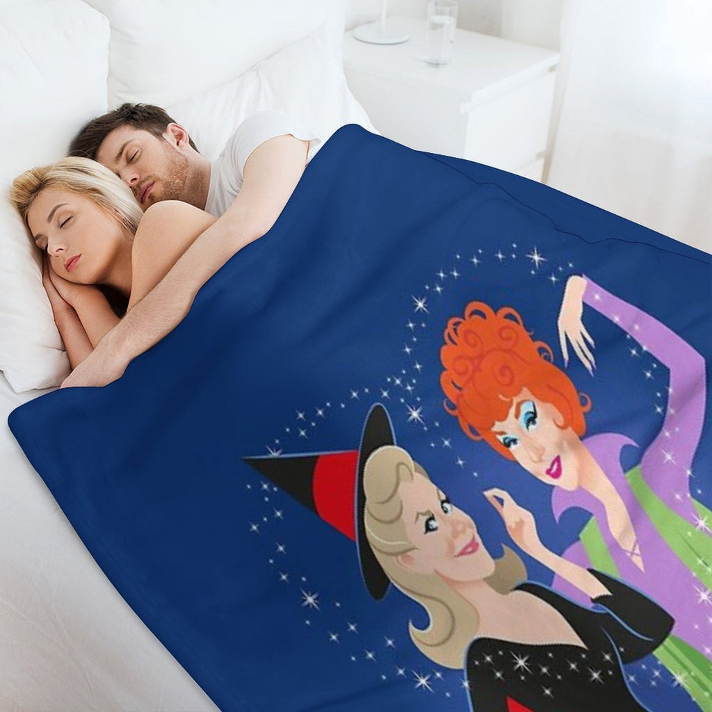 Bewitched Ladies Travel-friendly Throw Blanket