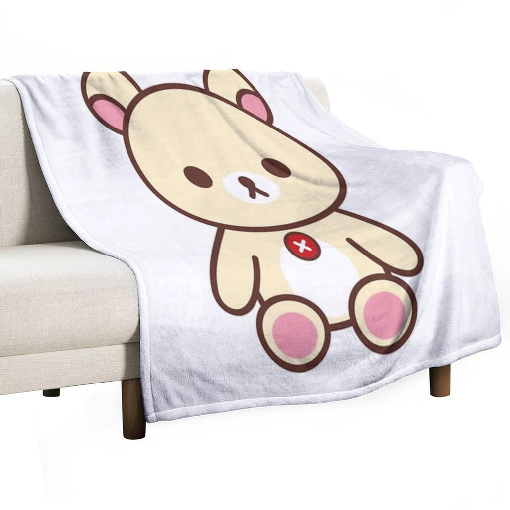Rilakkuma Korilakkuma__ Machine-washable Throw Blanket