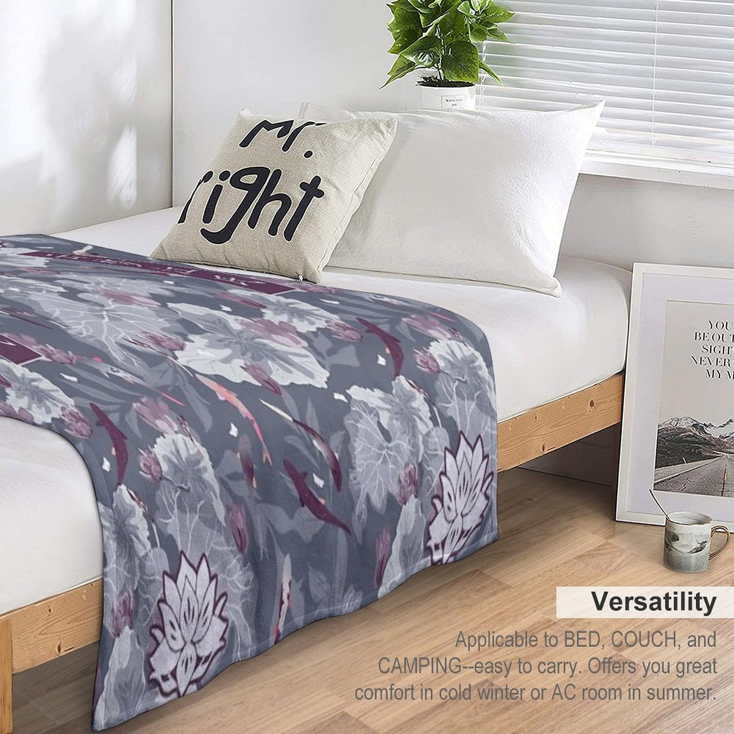 Yunmeng Jiang The Untamed [LOTUS PIER] Shrink-resistant Throw Blanket