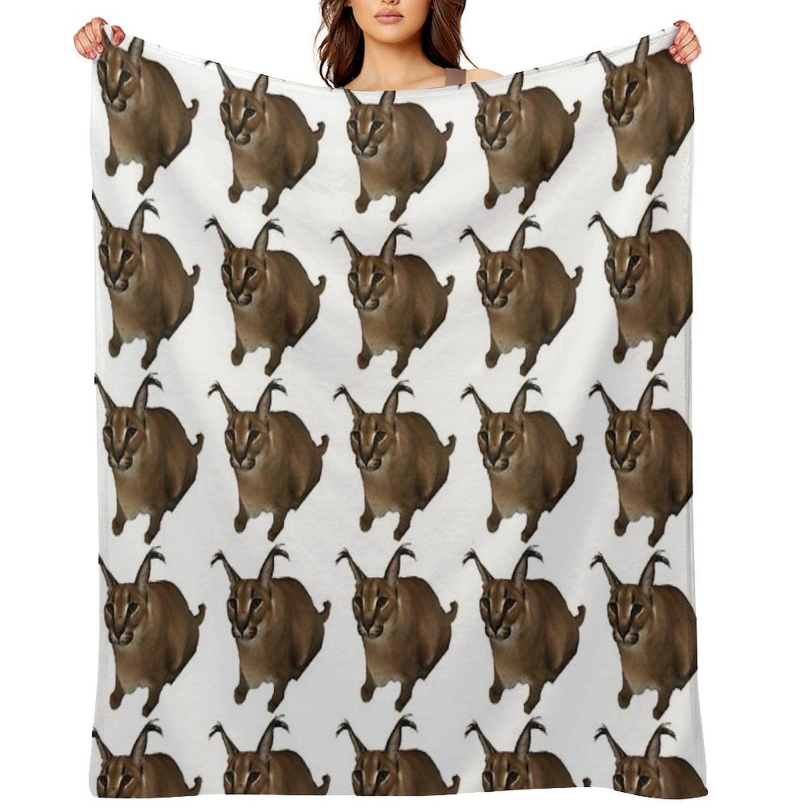 Floppa Gift-ready Throw Blanket