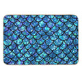 Magical Sparkly Mermaid Scales  Absorbent Bath Mat