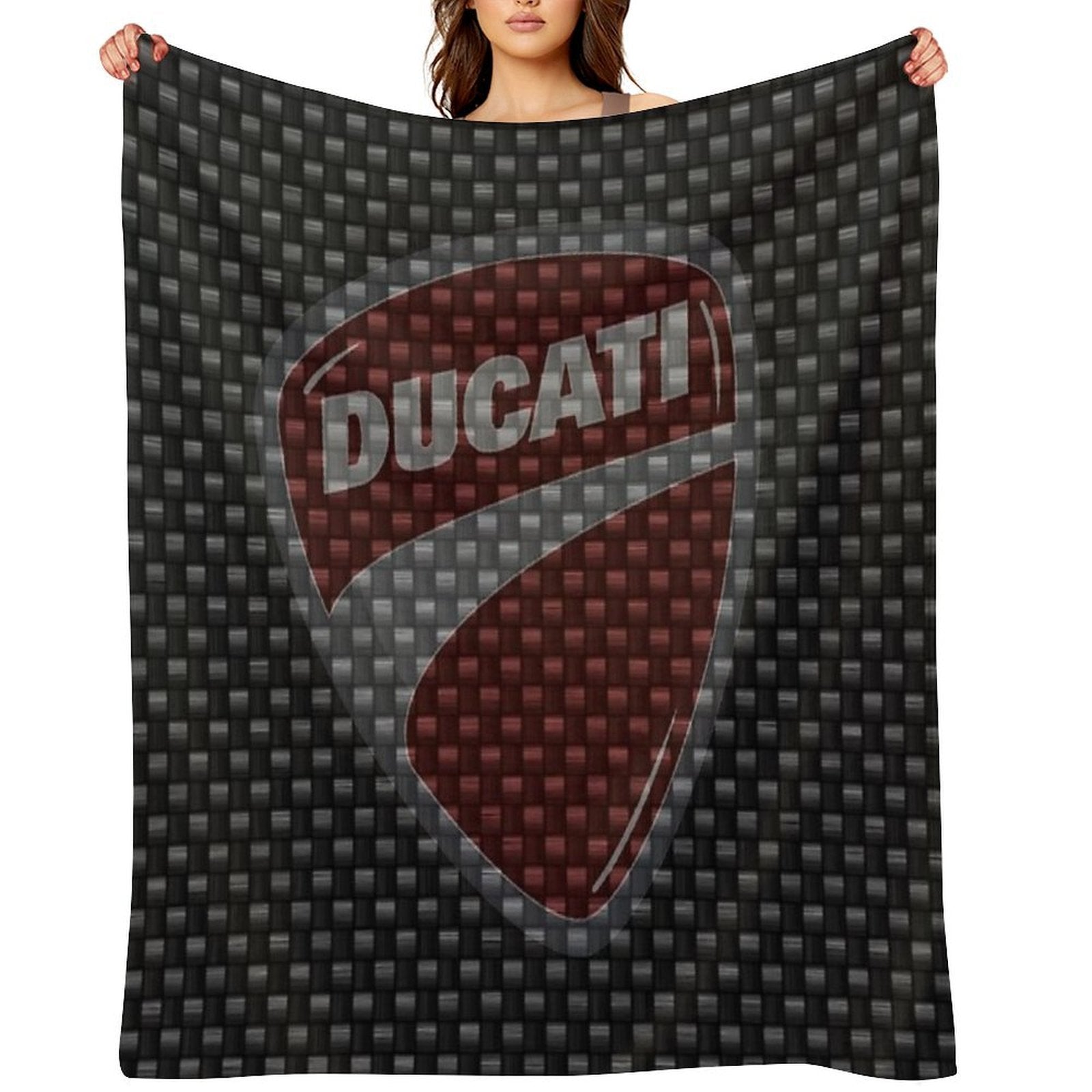 Ducati Corse Motorcycle Velvety-soft Throw Blanket