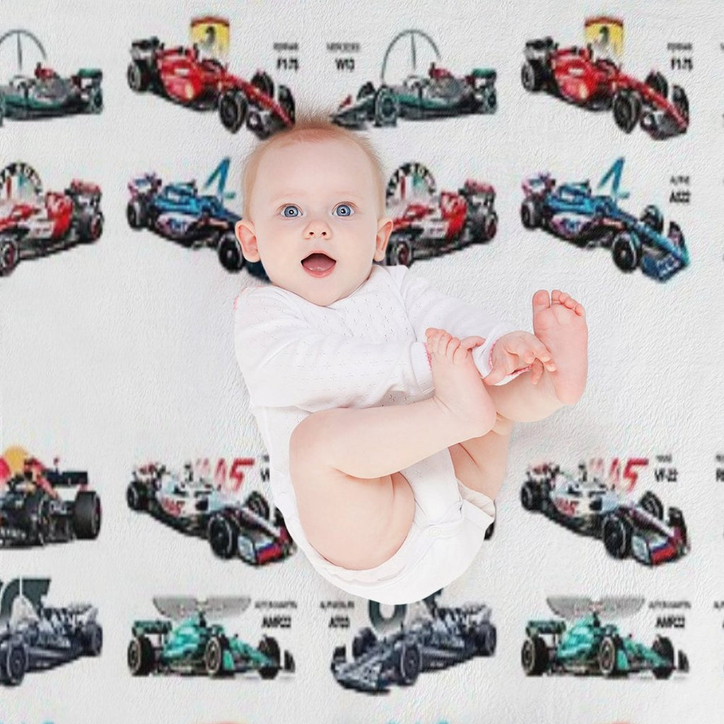 F1 All Cars 2022 Premium Throw Blanket