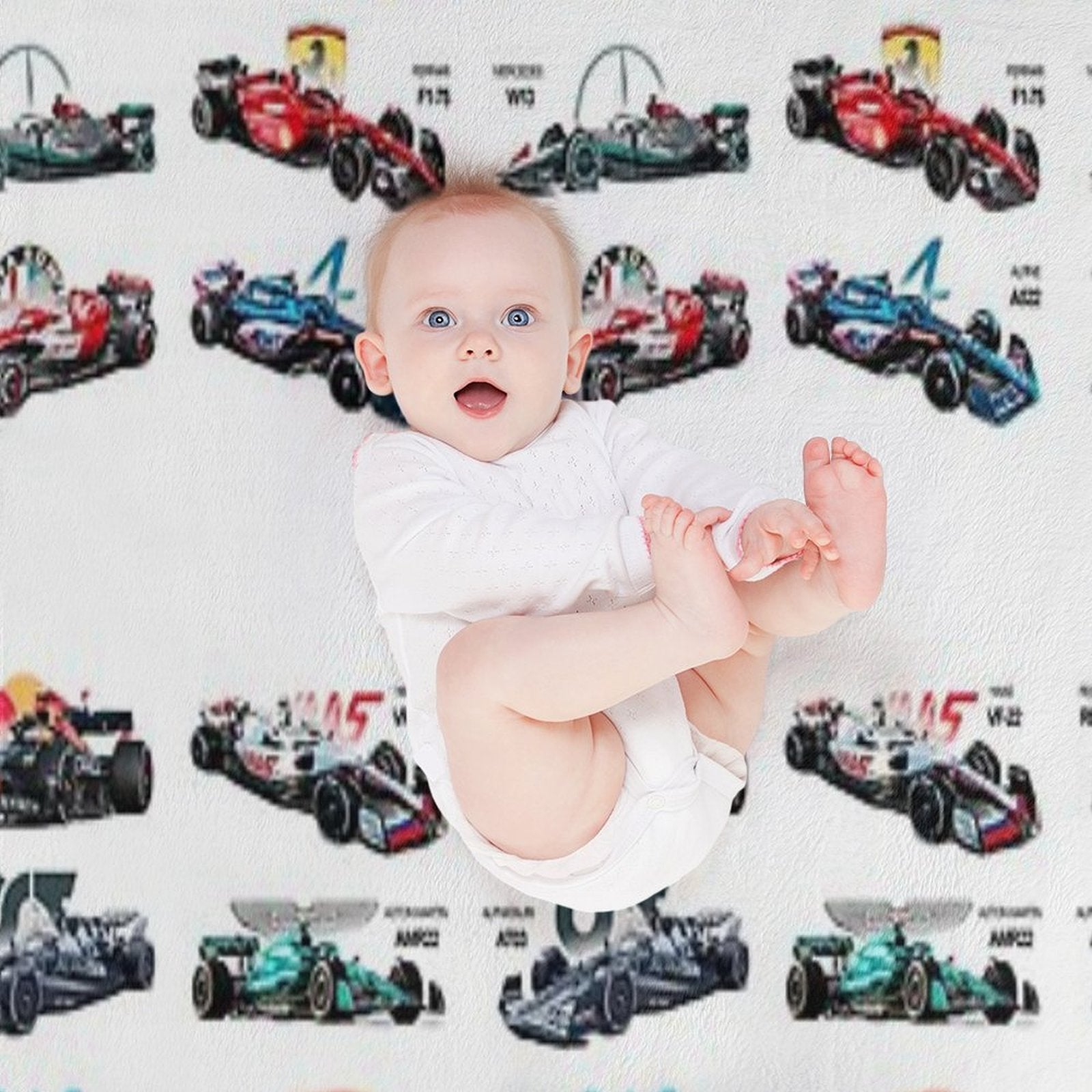F1 All Cars 2022 Premium Throw Blanket