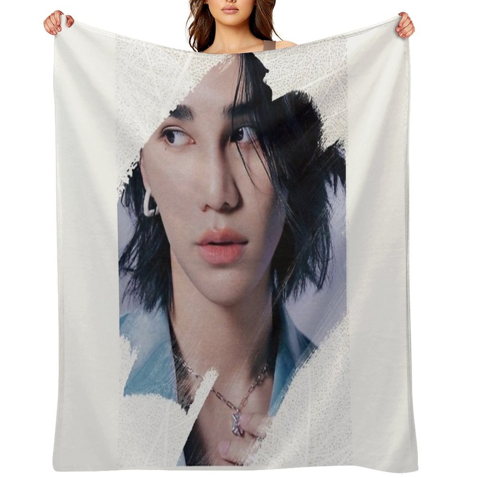 Jeff Satur Saturdayss Favourite Boy BL SERIES Star Actor Thai Asian Cutie Pie Compact Throw Blanket