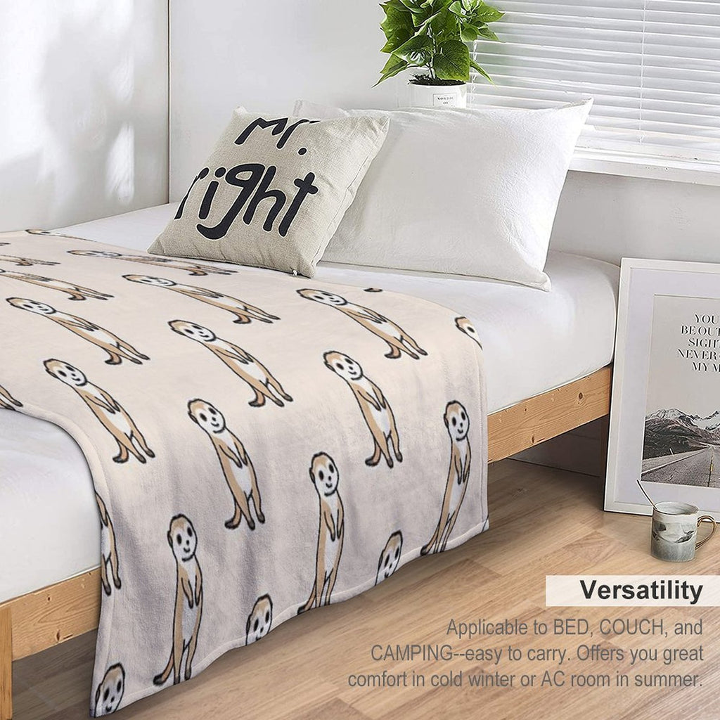 Meerkat Durable Throw Blanket