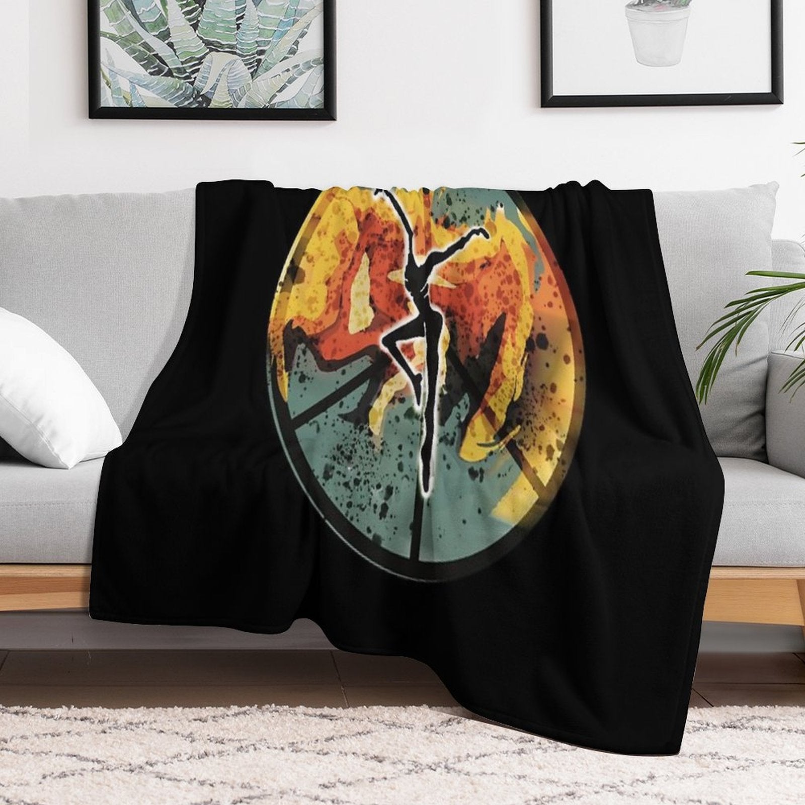 DMB Fire Dancer Premium Throw Blanket