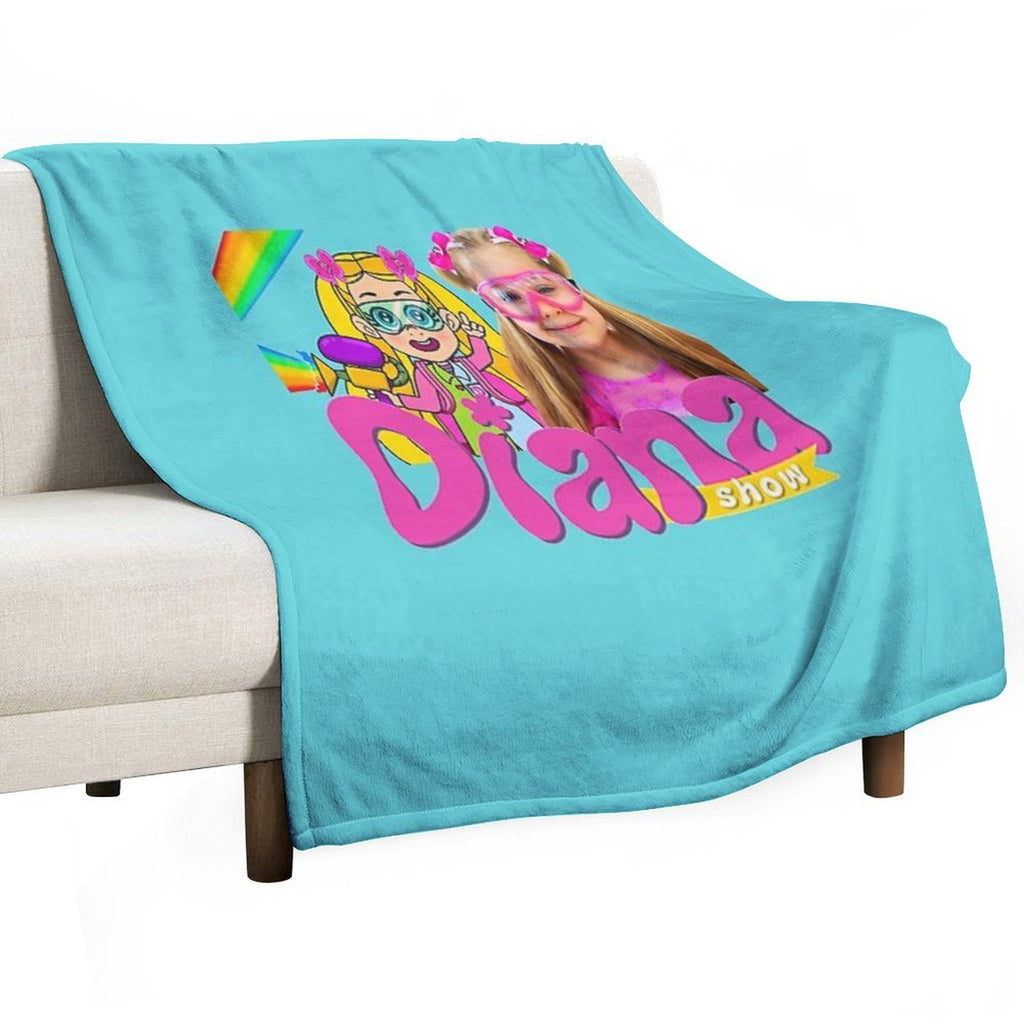 The Kids Diana And Roma Show Wrinkle-free Throw Blanket