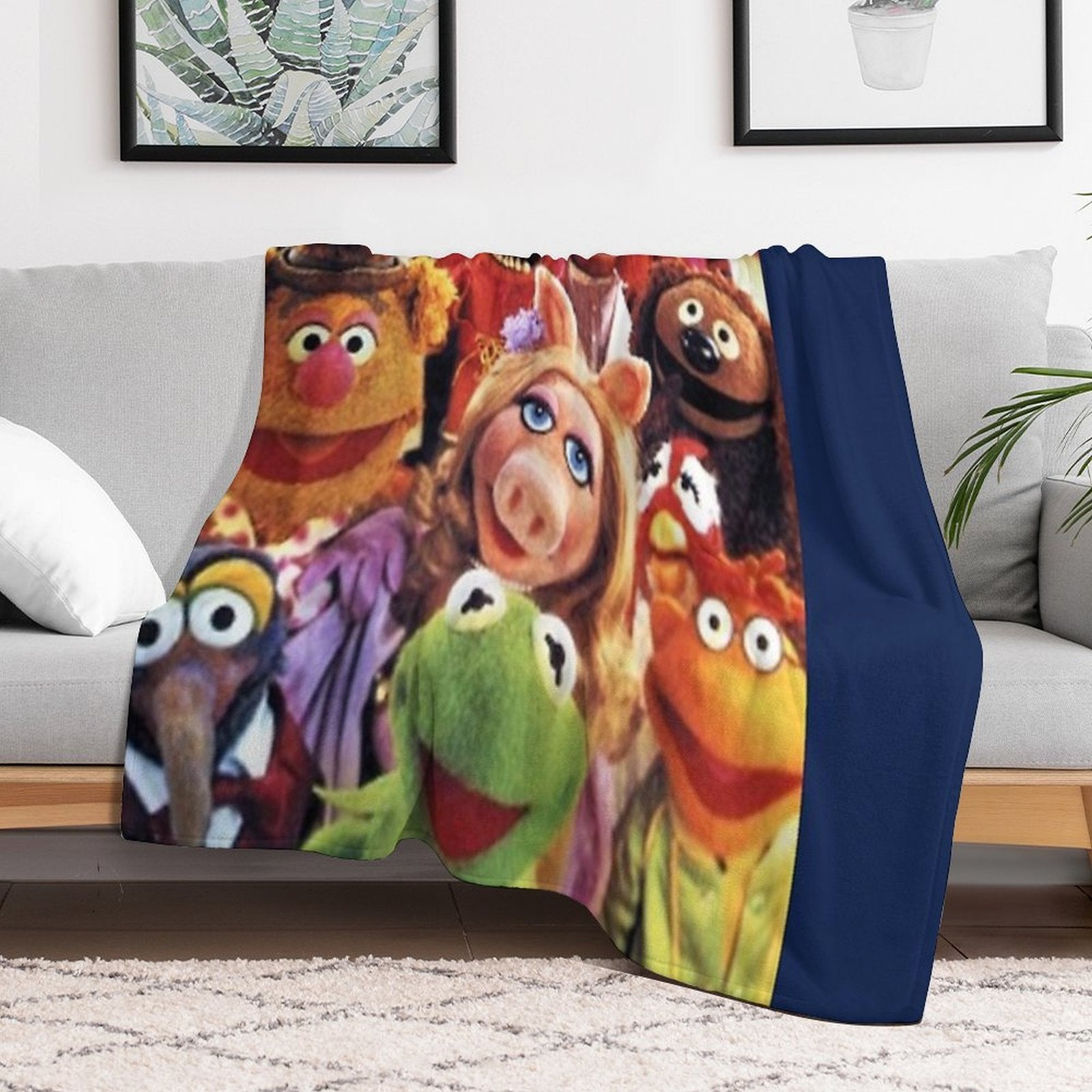 The Cute Muppet Show Compact Throw Blanket