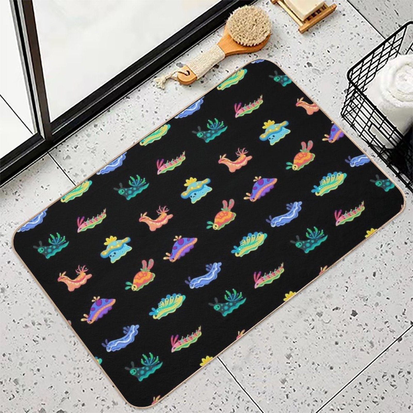 Sea Slug  Fade-Resistant Bath Mat