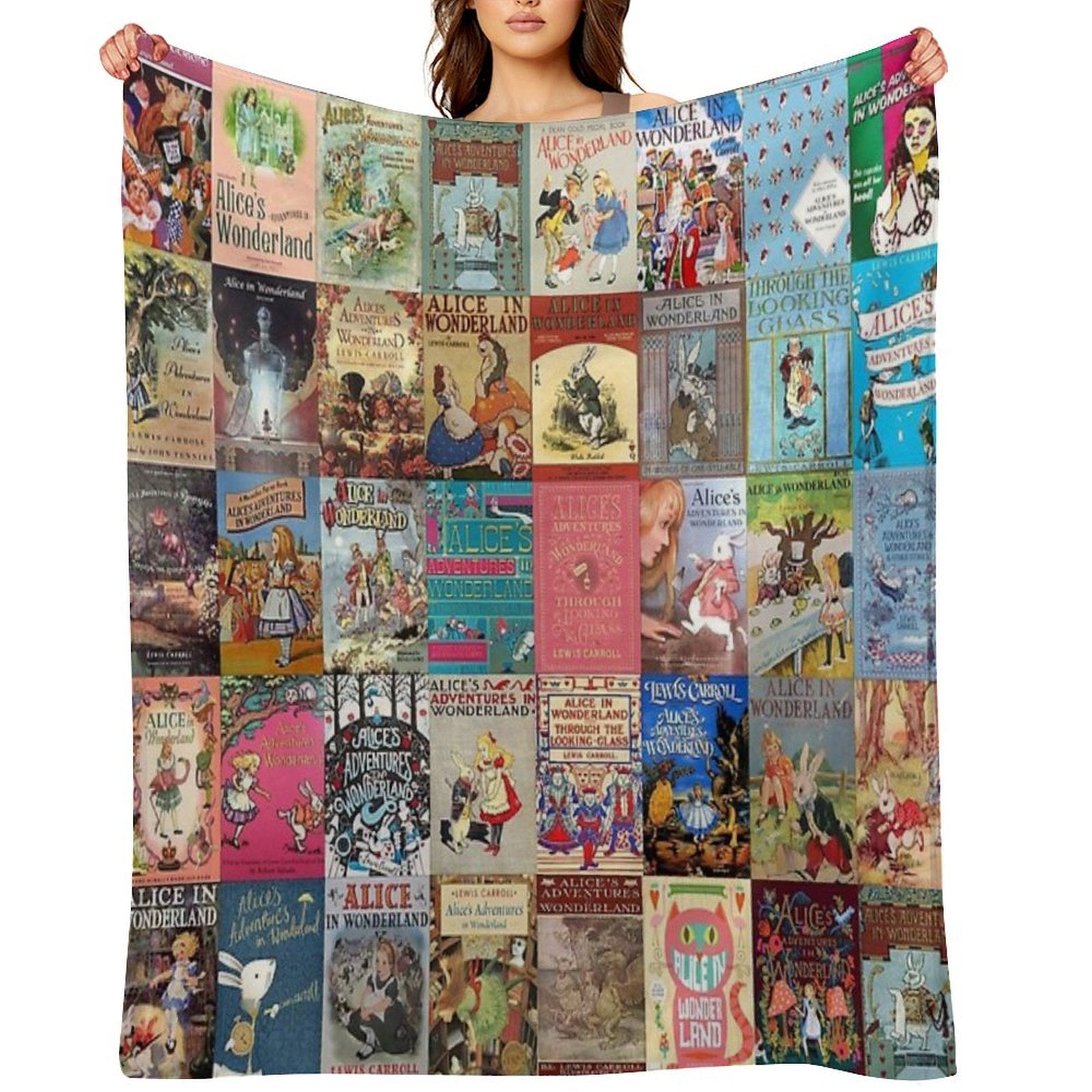 Alice in Wonderland Anti-pilling Throw Blanket