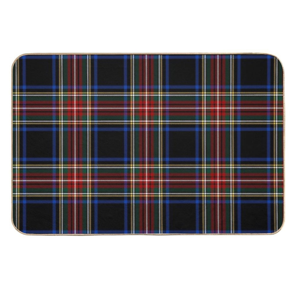 Stewart Black Tartan  Clan Stuart  Cute Tartan  Absorbent Bath Mat