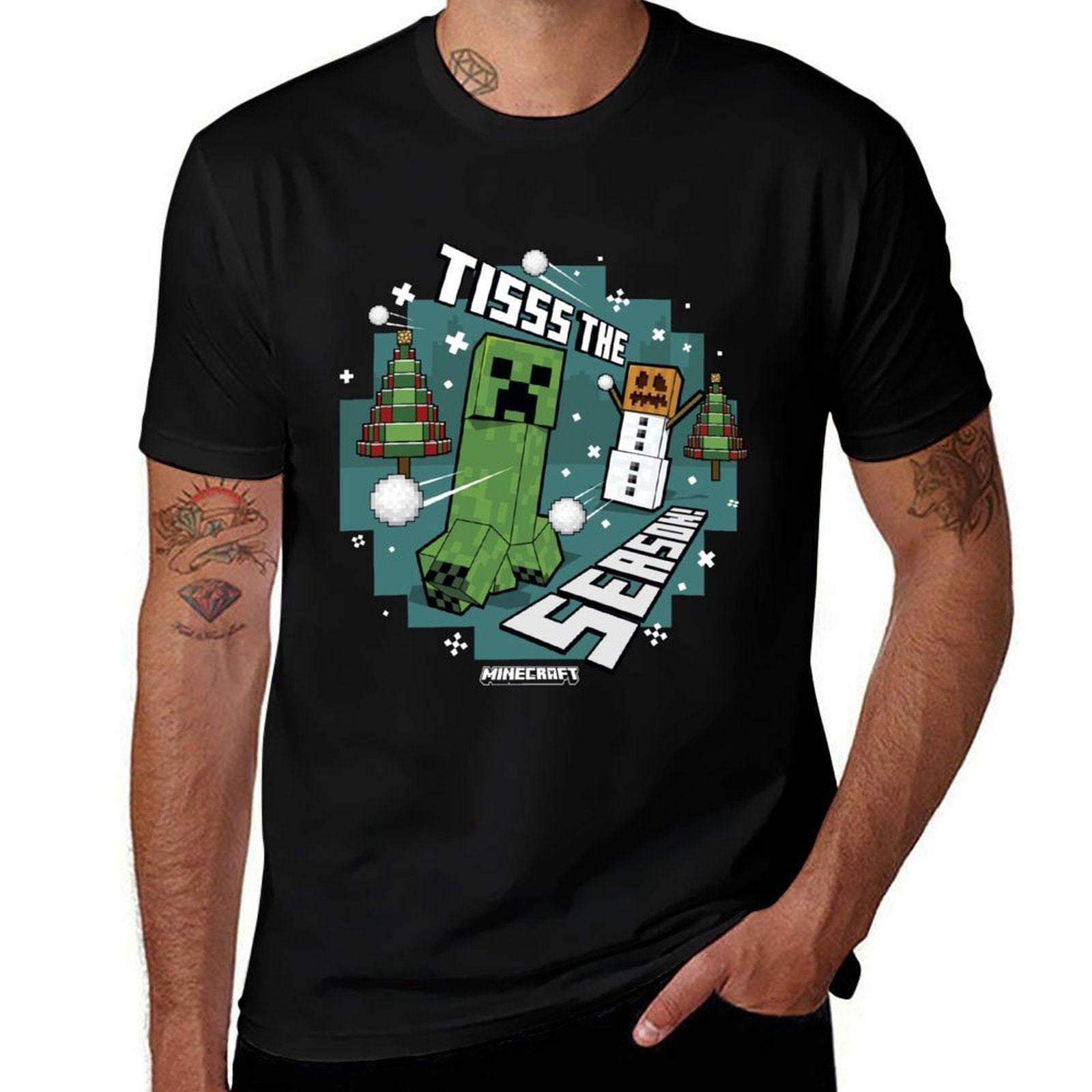 Minecraft Christmas Tisss The Season  Odor-resistant T-Shirt