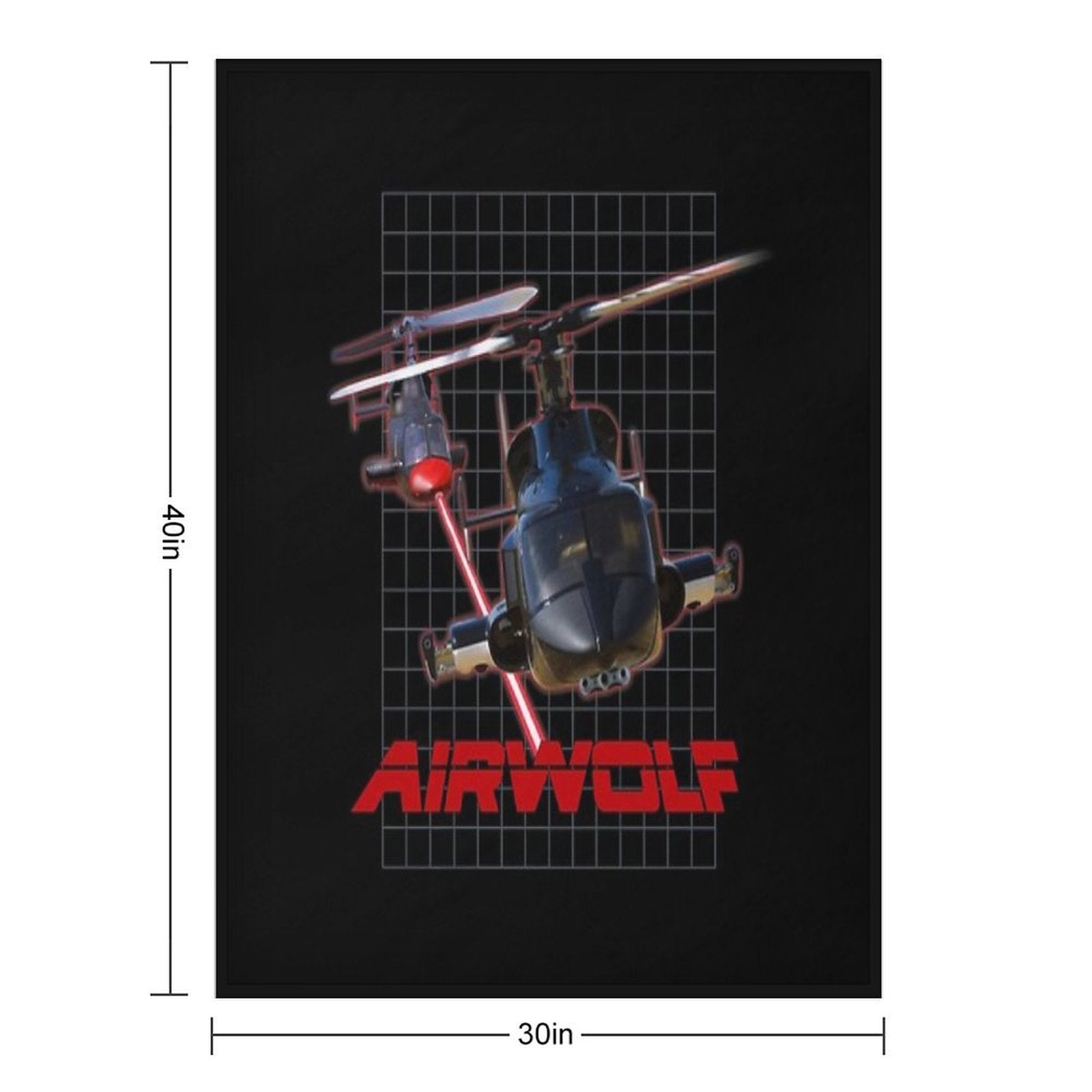 Airwolf All-season Throw Blanket
