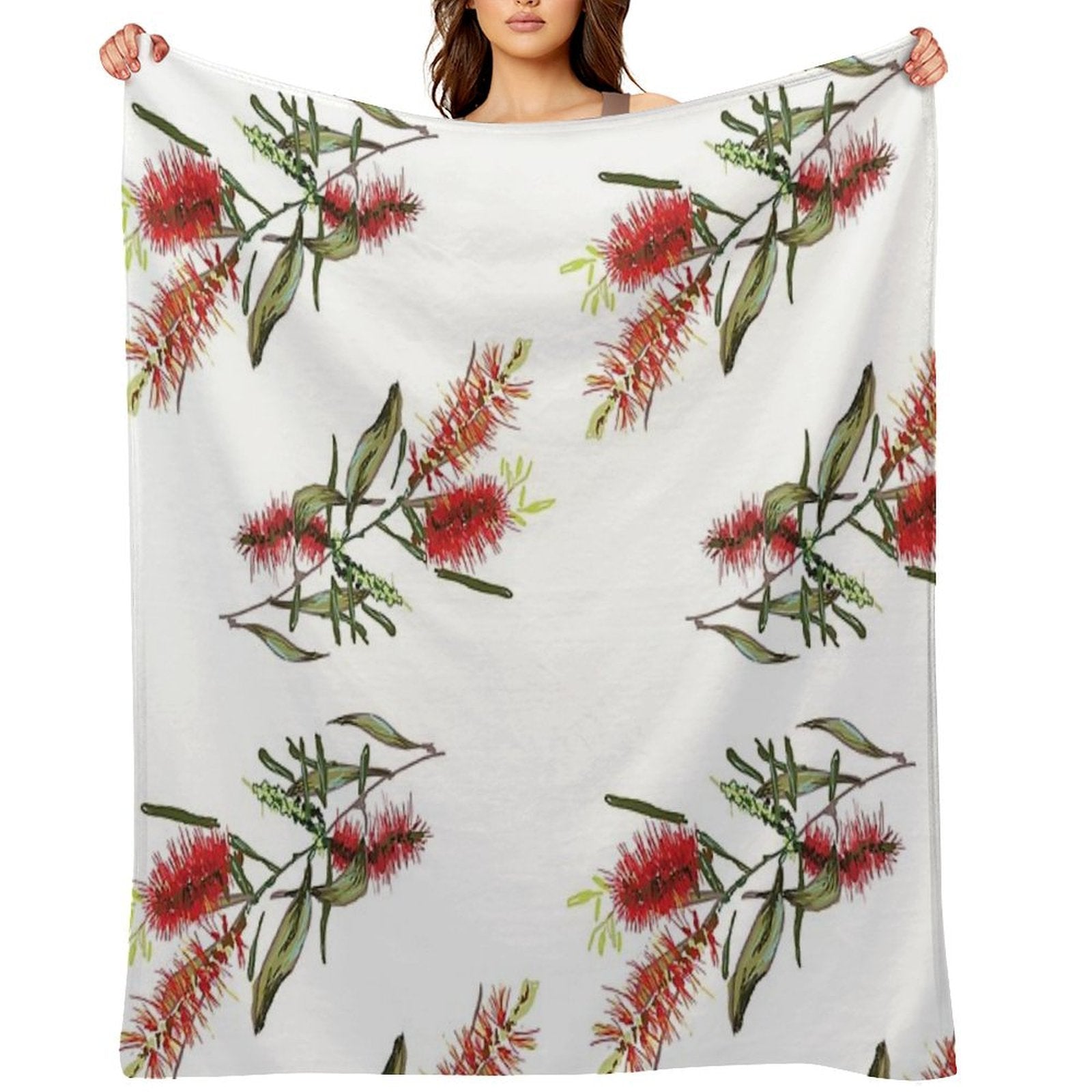 Callistemon Easy Care Throw Blanket