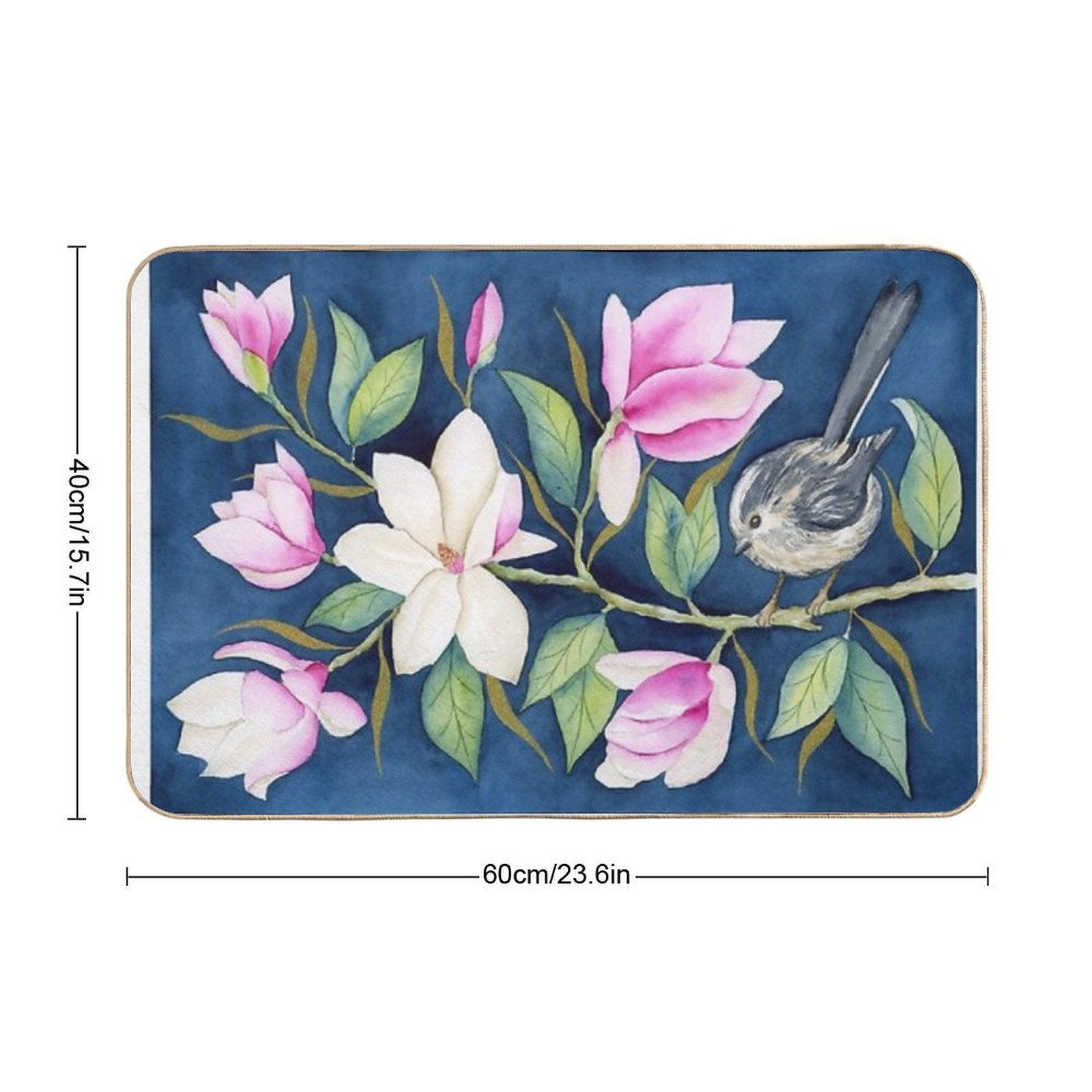 Magnolia  Anti-Trip Bath Mat