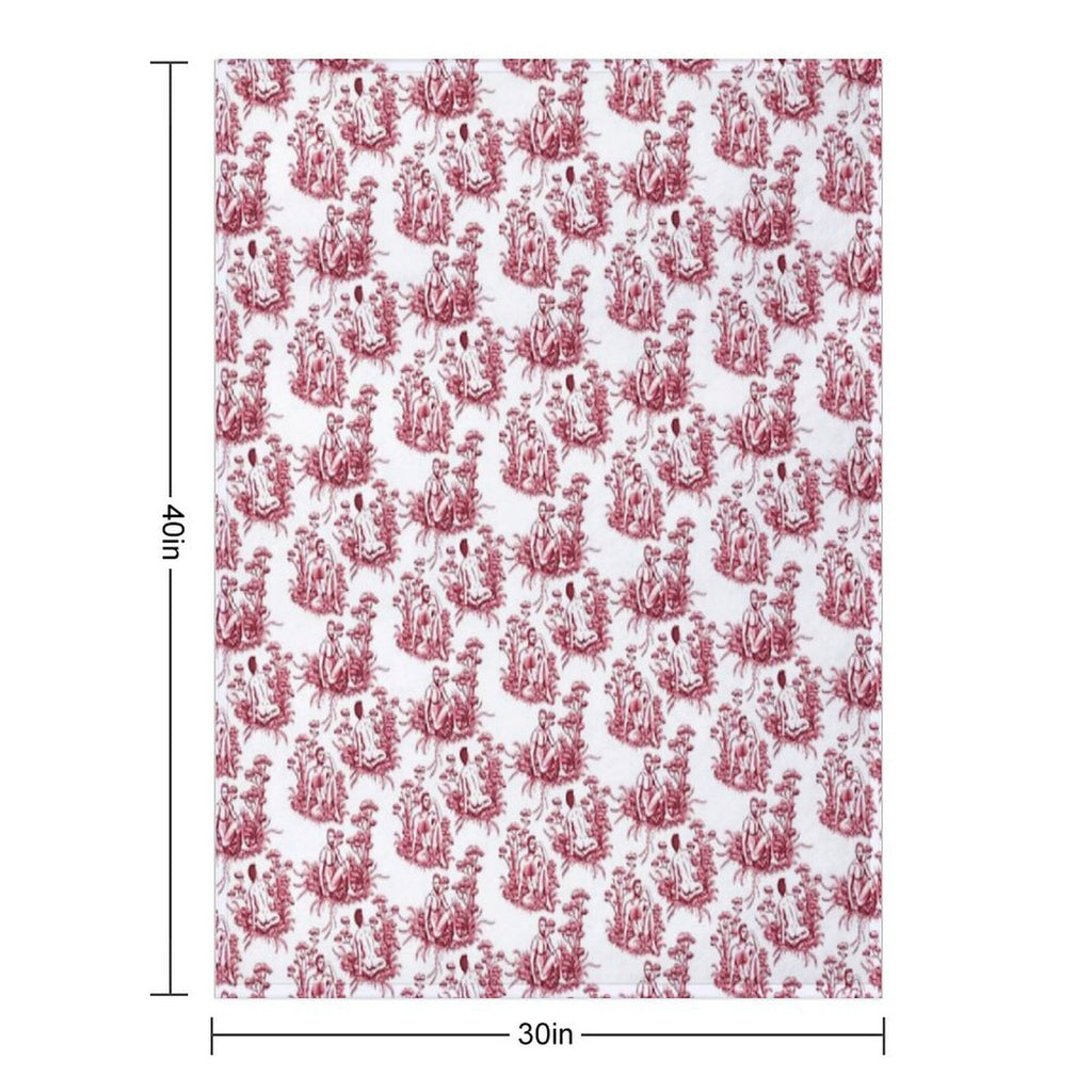 Men Toile Comfort Throw Blanket