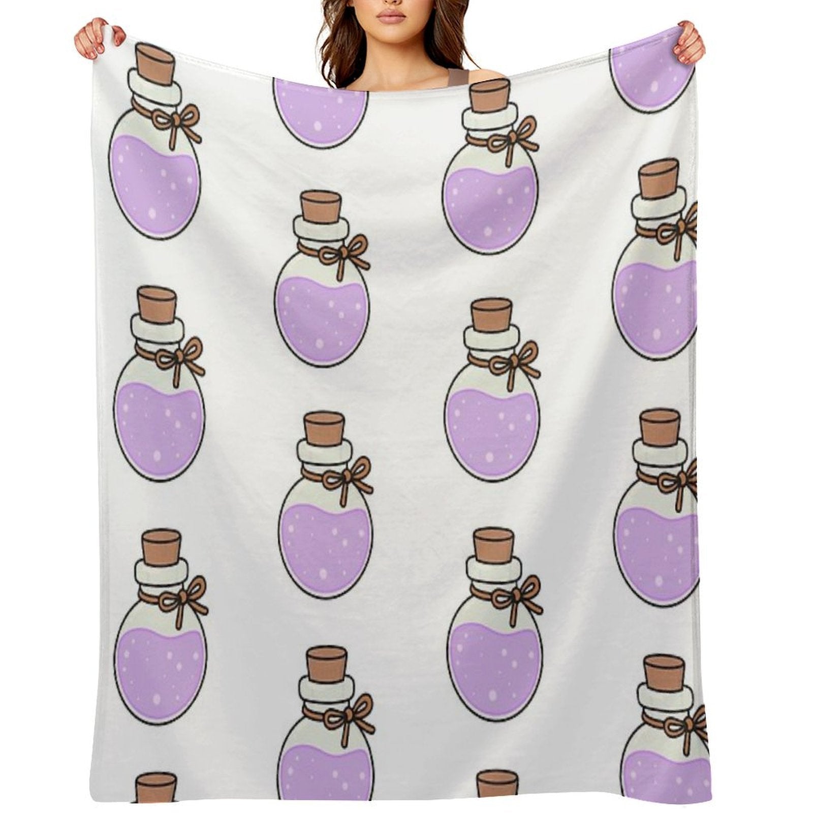 Lavender Potion Durable Throw Blanket