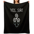 BDSM Triskelion Triskele Handcuffs YES SIR Wrinkle-free Throw Blanket