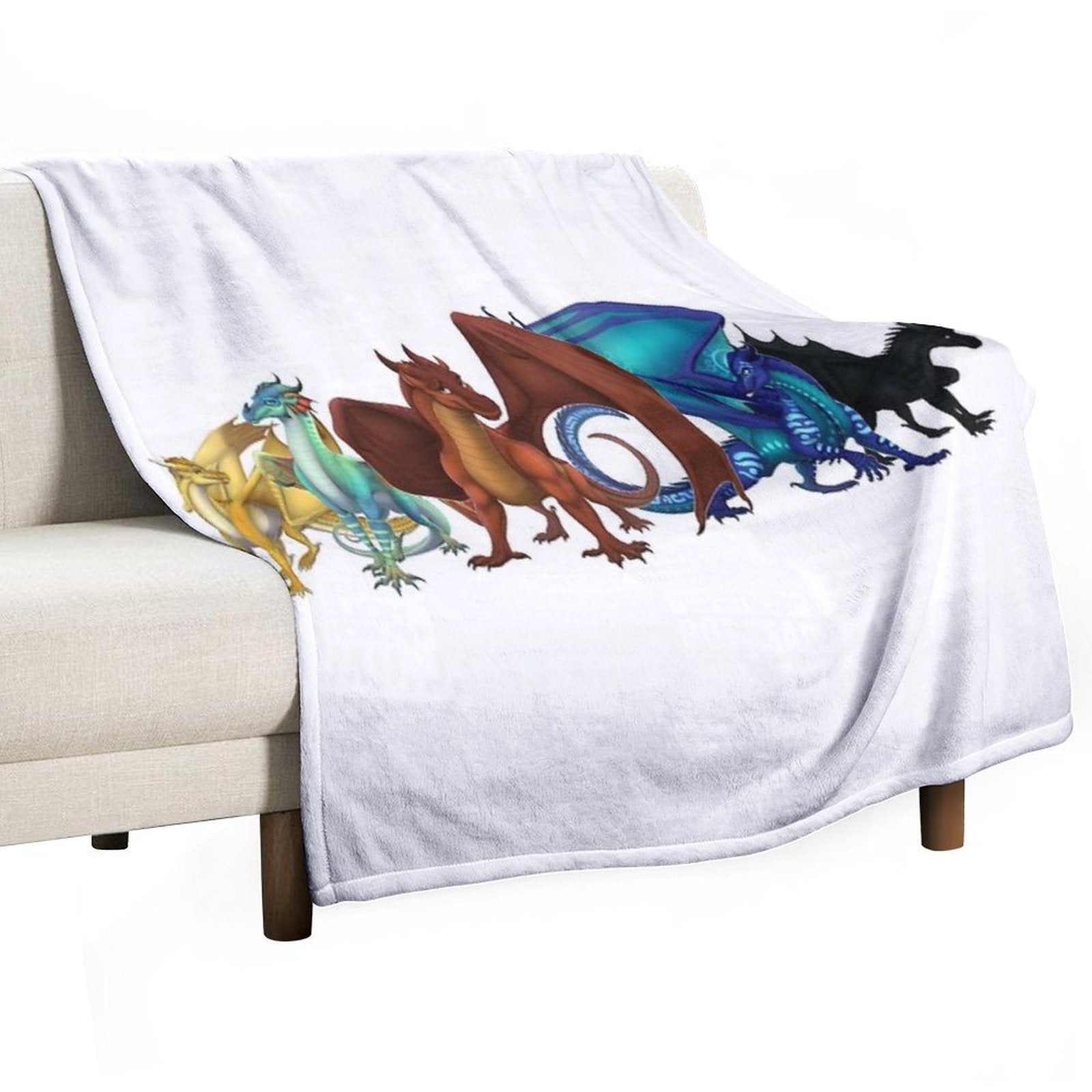 Wings of Fire - Dragonets of Destiny Wrinkle-free Throw Blanket