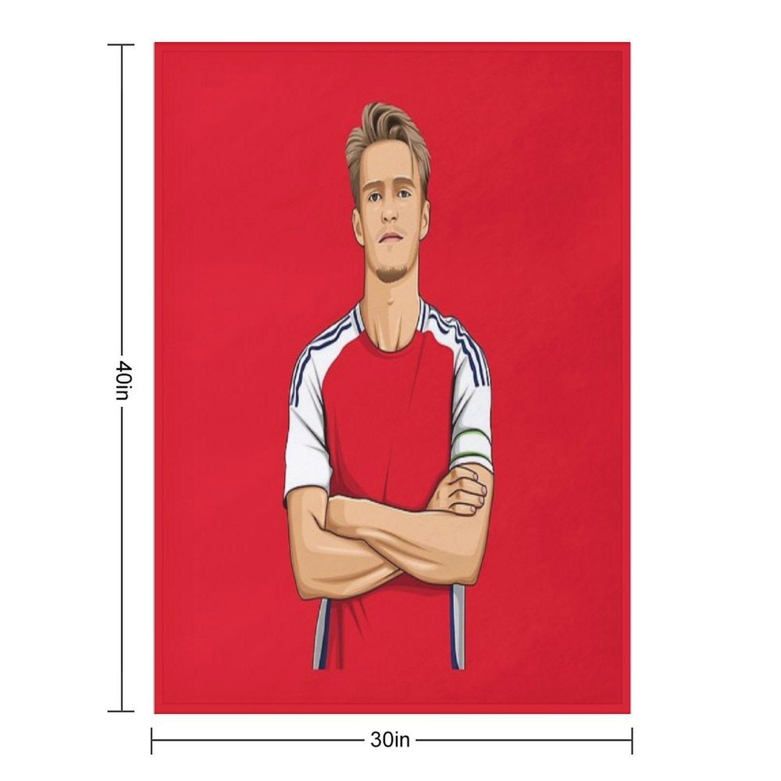 Martin Ødegaard Eco-conscious Throw Blanket