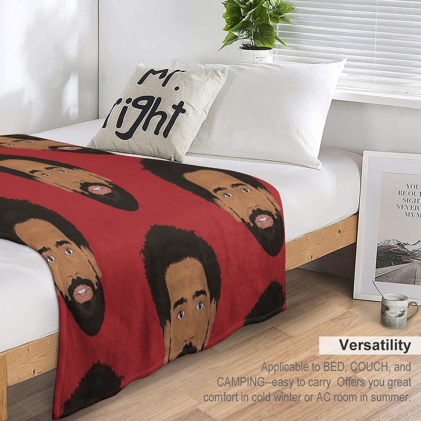Mo Salah Shrink-resistant Throw Blanket
