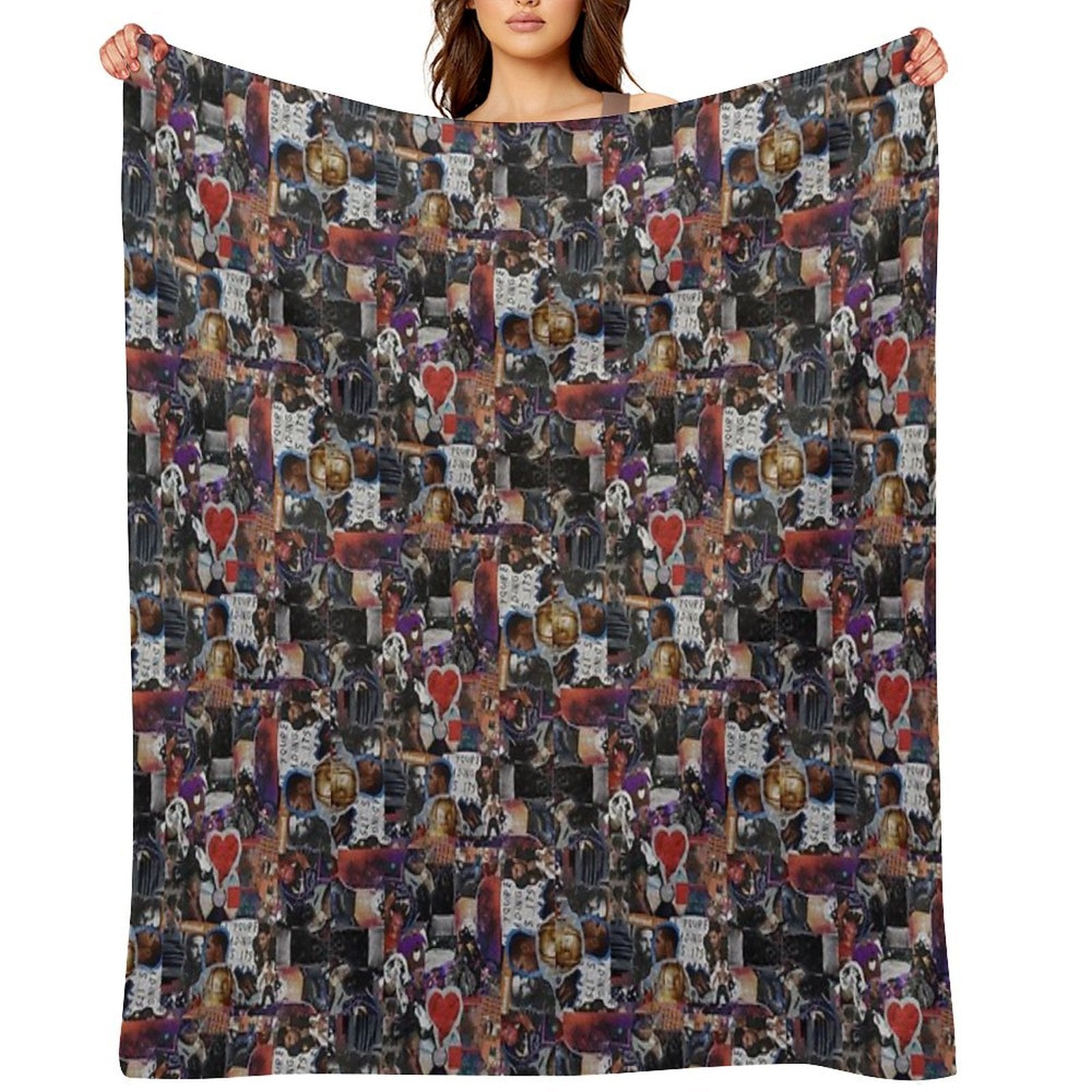 Fashion Artwork Album Compact Throw Blanket