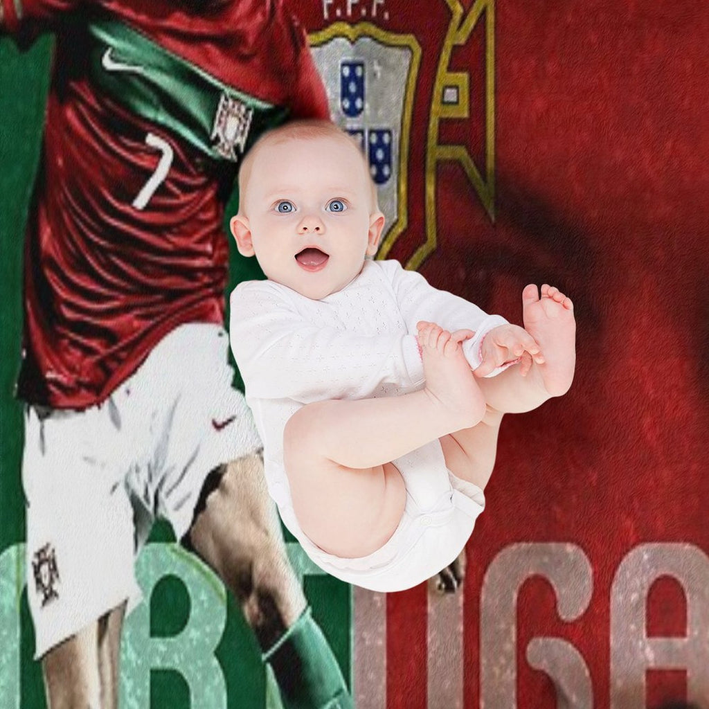 Art Cristiano Ronaldo All-season Throw Blanket