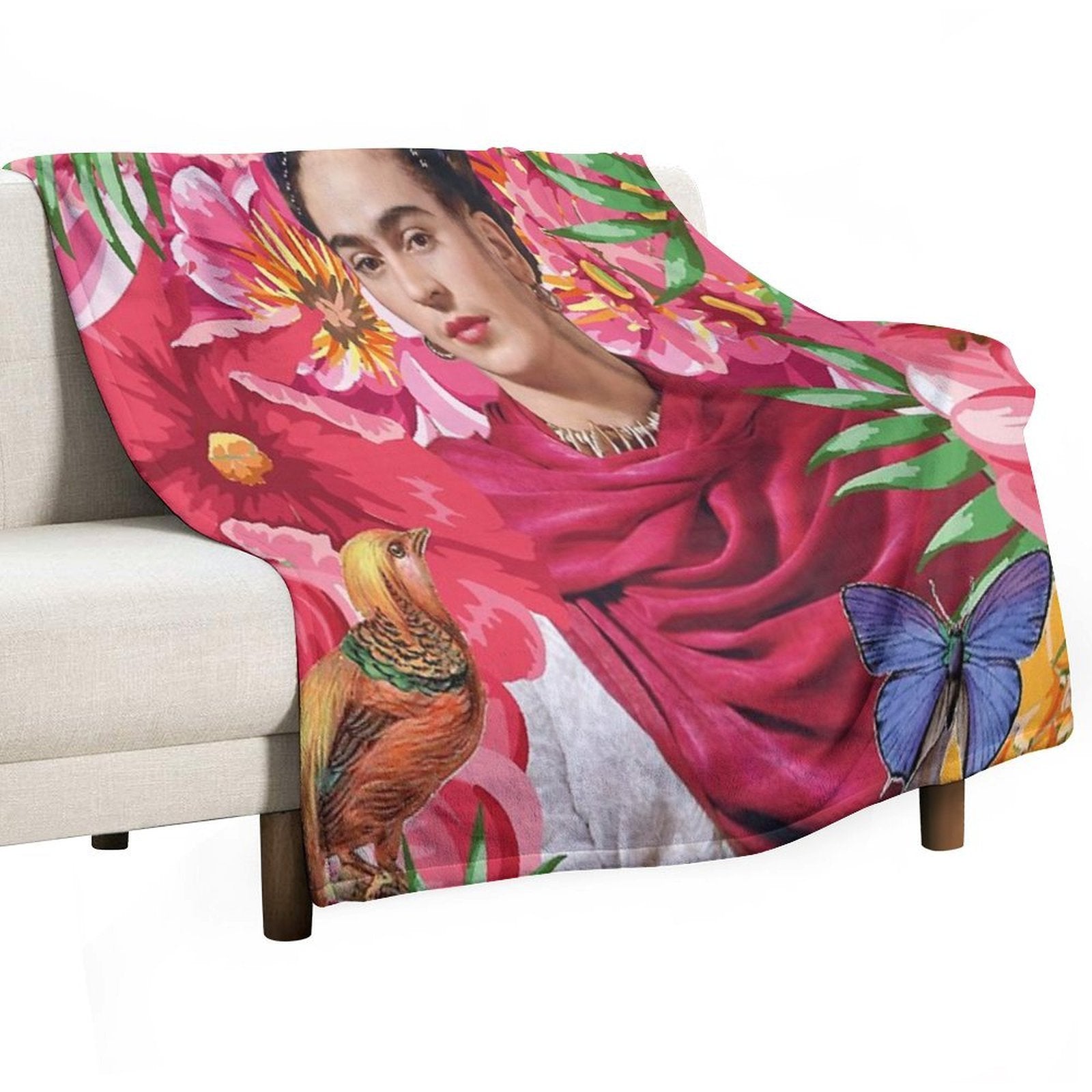 Forever Frida Kahlo Plush Throw Blanket