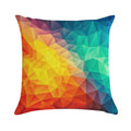 Abstract Multi Color Cubizm Painting Soft Gift Ready Throw Pillow