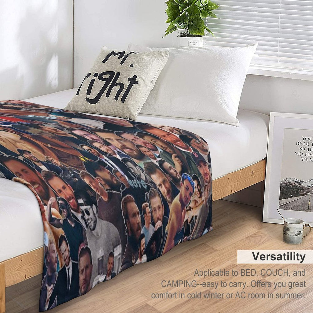Chris Eco-conscious Throw Blanket