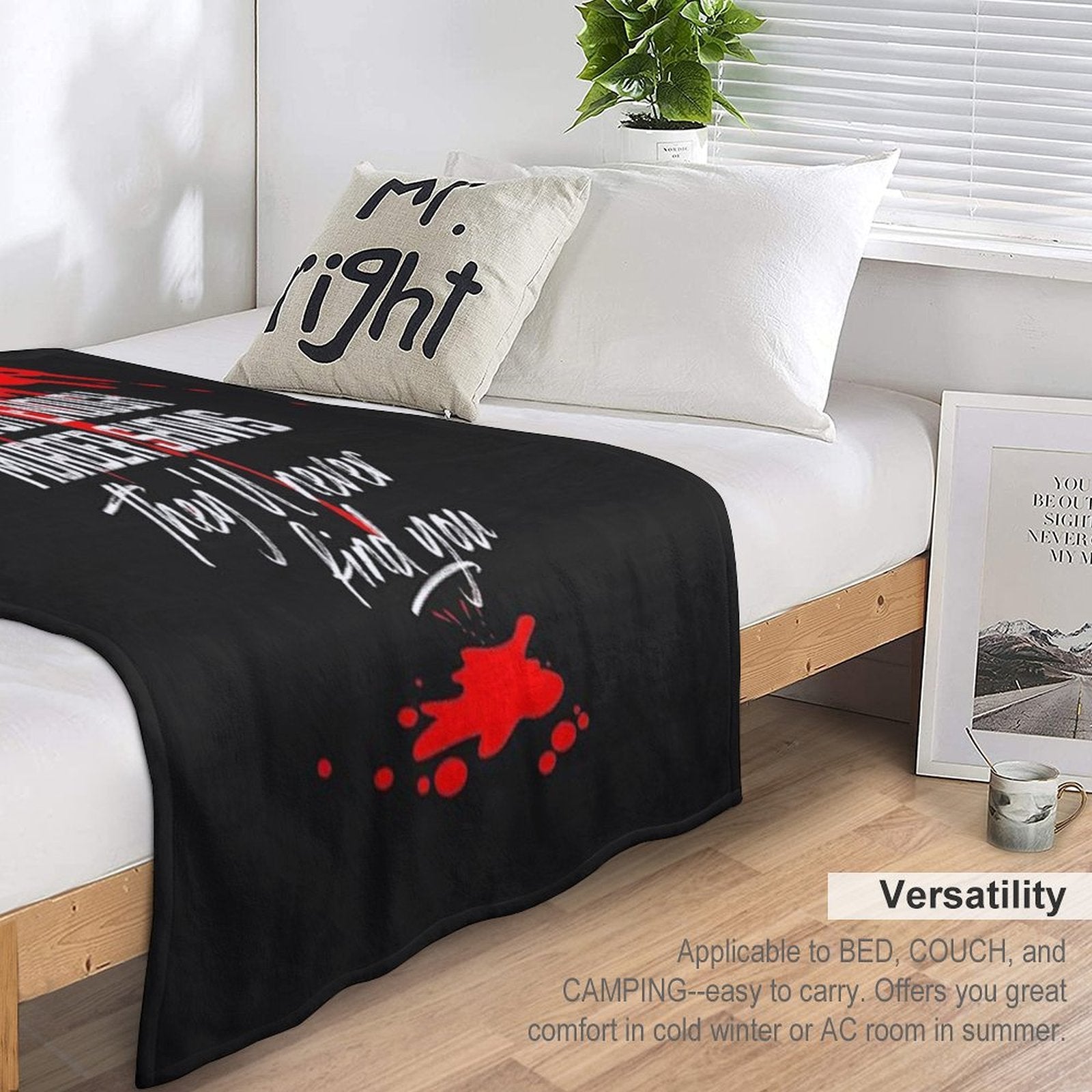 Blood Stains Are Red Versatility Throw Blanket