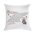 Gift for The Beloved Granddaughter Soft Easy Maintenance Throw Pillow