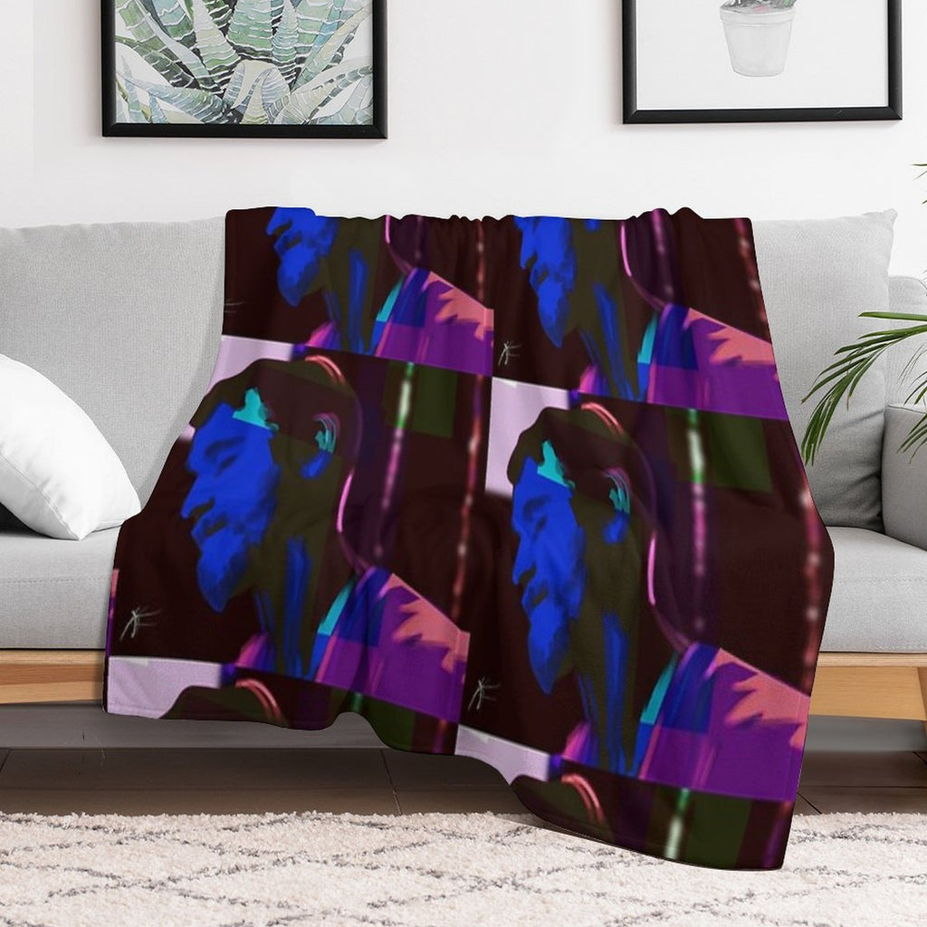 Neon Dude 1 Premium Throw Blanket