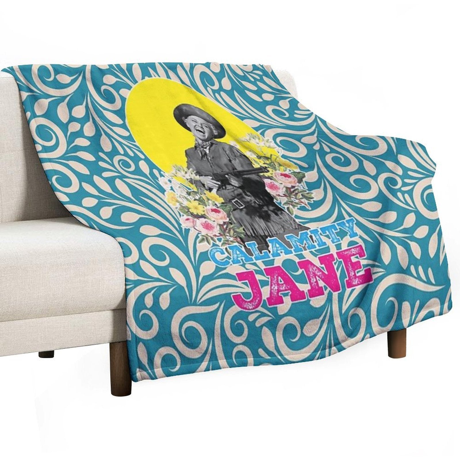 Calamity Jane, Film, 50s Premium Throw Blanket