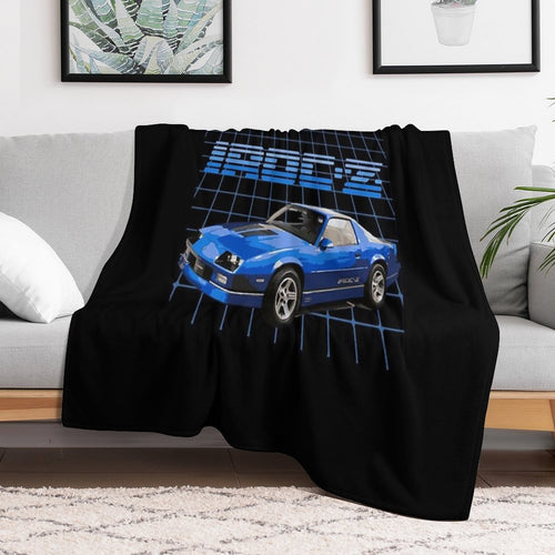 1989 Camaro Iroc-Z 1Le Velvety-soft Throw Blanket