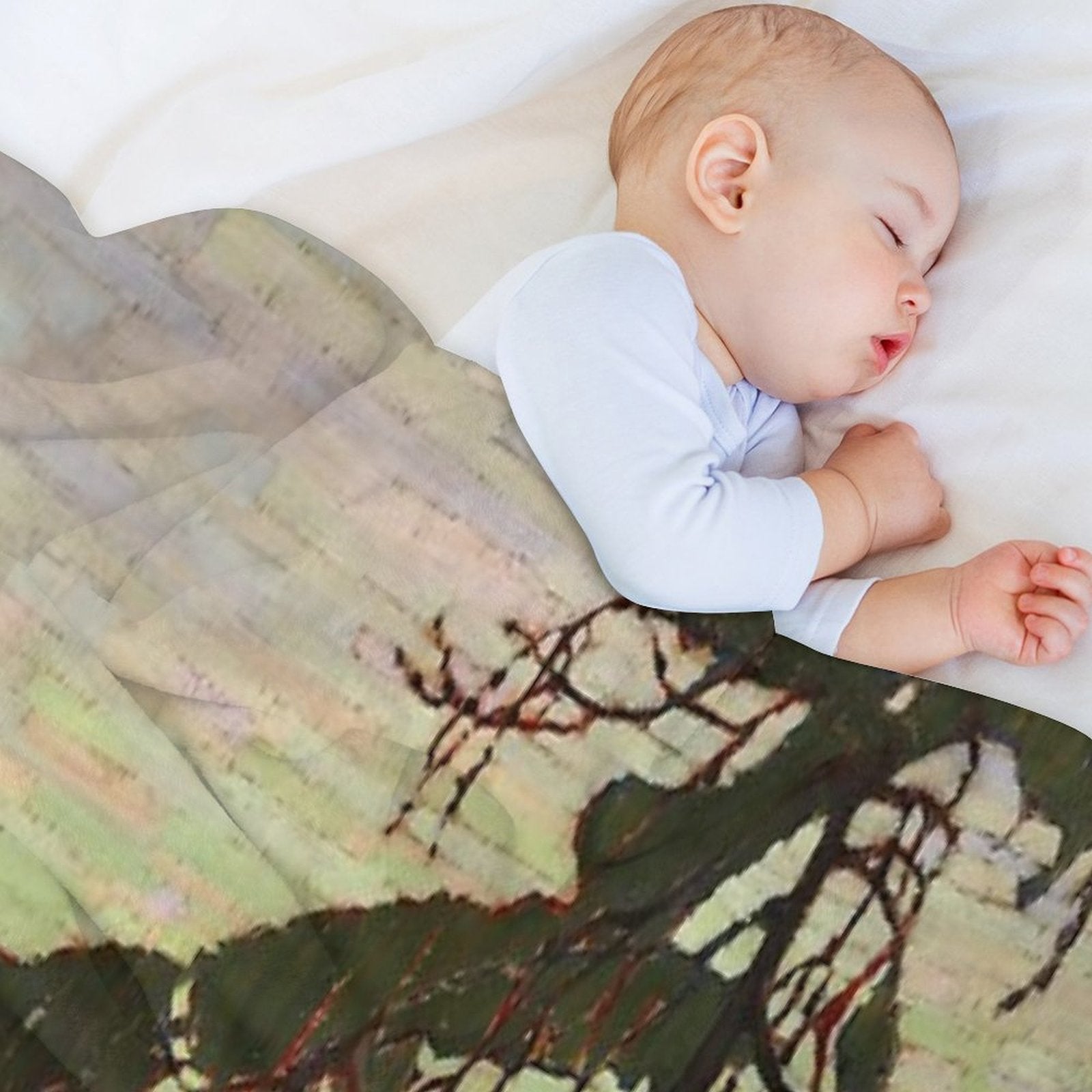 Tom Thomson - The Jack Pine Shrink-resistant Throw Blanket